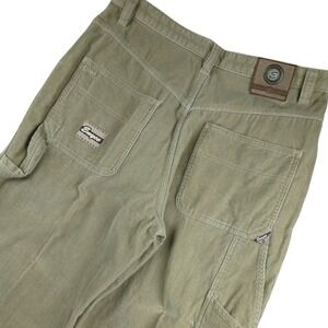Enyce Corduroy Carpenter Pants Men 36 Khaki Tan Vintage Street Utility Baggy Y2K